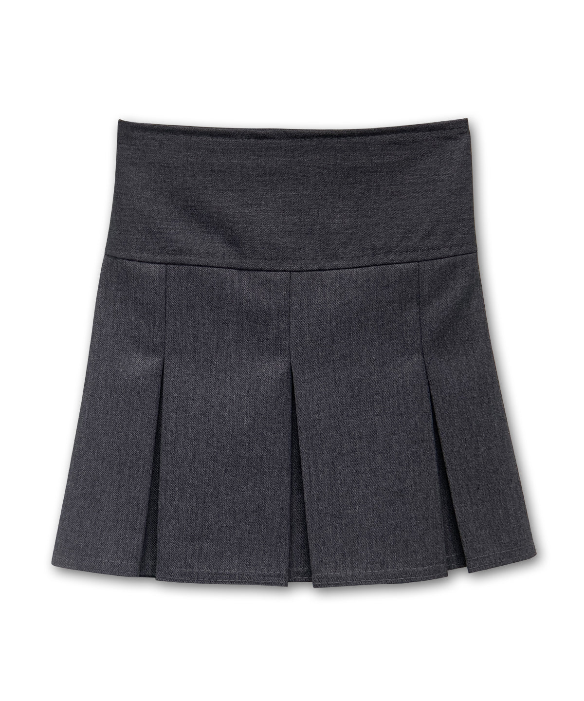 Girls' Tru Form Pleated School Skirt - Grey